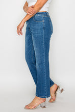Load image into Gallery viewer, bytos Full Size Cat's Whiskers Mid Rise Ankle Jeans