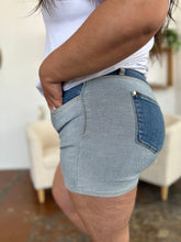 Load image into Gallery viewer, Judy Blue Full Size Color Block Denim Shorts