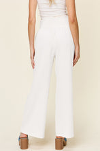 Load image into Gallery viewer, Double Take Full Size Texture Smocked Waist Wide Leg Pants