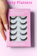 Load image into Gallery viewer, SO PINK BEAUTY Mink Eyelashes 5 Pairs