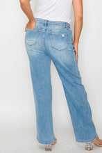 Load image into Gallery viewer, bytos Full Size Distressed High Rise Straight Jeans