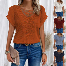 Load image into Gallery viewer, Women's Summer Hollow Out Short-sleeved T-shirt
