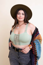 Load image into Gallery viewer, Boho Eye Lace Applique Bralette Plus Size