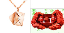 Load image into Gallery viewer, Womens Fashion Jewelry Envelope Lover Letter Pendant Necklace