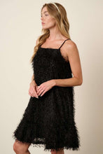 Load image into Gallery viewer, Mittoshop Feather Ruffle Hem Mini Cami Dress