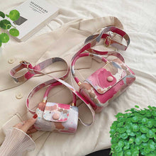 Load image into Gallery viewer, Small Square Shoulder Crossbody Handbag - Colorful Tote