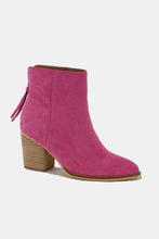 Load image into Gallery viewer, Beast Fashion Suede Point Toe Ankle Booties
