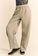 Load image into Gallery viewer, Davi & Dani Drawstring Wide Leg Sweatpants