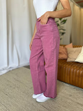 Load image into Gallery viewer, RFM Full Size High Rise Garment Dye Wide Leg Jeans