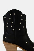 Load image into Gallery viewer, Beast Fashion Faux Leather Star-Shaped Cutouts Point Toe Boots