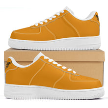 Load image into Gallery viewer, Ti Amo I love you - Exclusive Brand - Golden Bell - Skeleton Hands with Heart - Low Top Unisex Sneakers