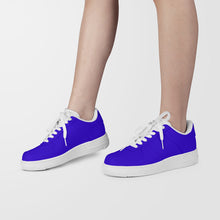 Load image into Gallery viewer, Ti Amo I love you - Exclusive Brand - Violet Blue - Skeleton Hands with Heart - Low Top Unisex Sneakers