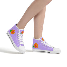 Load image into Gallery viewer, Ti Amo I love you - Exclusive Brand - High-Top Canvas Shoes - White Soles