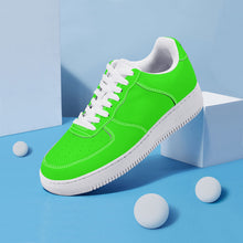 Load image into Gallery viewer, Ti Amo I love you - Exclusive Brand - Florescent Green - Skeleton Hands with Heart - Low Top Unisex Sneakers