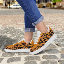 Load image into Gallery viewer, Ti Amo I love you - Exclusive Brand  - Zest & Black Tiger Stripes - Low Top Unisex Sneaker