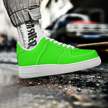 Load image into Gallery viewer, Ti Amo I love you - Exclusive Brand - Florescent Green - Skeleton Hands with Heart - Low Top Unisex Sneakers