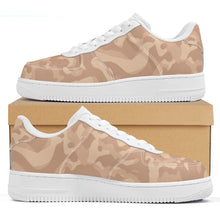Load image into Gallery viewer, Ti Amo I love you - Exclusive Brand - Pinkish Tan / Rodro Dust / Pale Taupe Camouflage - Low Top Unisex Sneakers