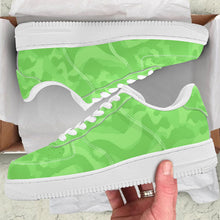 Load image into Gallery viewer, Ti Amo I love you - Exclusive Brand - Pastel Green Camouflage - Low Top Unisex Sneaker