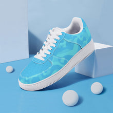 Load image into Gallery viewer, Ti Amo I love you - Exclusive Brand - Aquamarine Blue, Downy, Spray & Malibu Camouflage - Low Top Unisex Sneakers