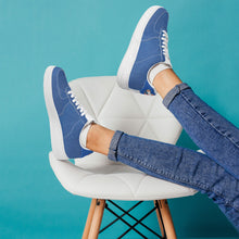 Load image into Gallery viewer, Ti Amo I love you - Exclusive Brand - Forever in Blue Jeans - Love Baseball Heart -Low Top Unisex Sneakers