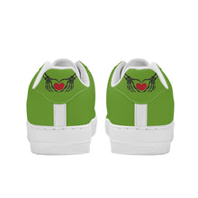 Load image into Gallery viewer, Ti Amo I love you - Exclusive Brand - Green Onion - Skeleton Hands with Heart - Low Top Unisex Sneakers