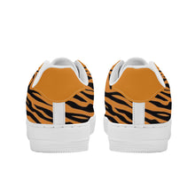 Load image into Gallery viewer, Ti Amo I love you - Exclusive Brand  - Zest & Black Tiger Stripes - Low Top Unisex Sneaker