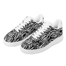 Load image into Gallery viewer, Ti Amo I love you - Exclusive Brand - Black & White - Zebra - Low Top Unisex Sneakers