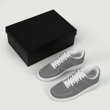 Load image into Gallery viewer, Ti Amo I love you - Exclusive Brand  - Dove Gray - White Heart - Low Top Unisex Sneakers