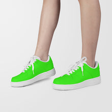 Load image into Gallery viewer, Ti Amo I love you - Exclusive Brand - Florescent Green - Skeleton Hands with Heart - Low Top Unisex Sneakers