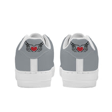Load image into Gallery viewer, Ti Amo I love you - Exclusive Brand - Gray Chateau - Skeleton Hands with Heart - Low Top Unisex Sneakers