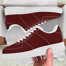 Load image into Gallery viewer, Ti Amo I love you - Exclusive Brand - Rustic Red  - Skeleton Hands with Heart - Low Top Unisex Sneakers