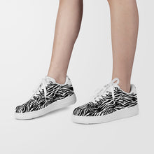 Load image into Gallery viewer, Ti Amo I love you - Exclusive Brand - Black & White - Zebra - Low Top Unisex Sneakers