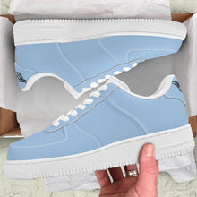 Load image into Gallery viewer, Ti Amo I love you - Exclusive Brand - Light Cornflower Blue  - Skeleton Hands with Heart - Low Top Unisex Sneakers