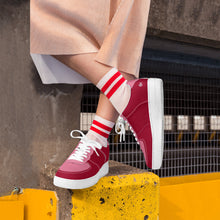 Load image into Gallery viewer, Ti Amo I love you - Exclusive Brand - Christmas Candy &  Deep Blush - Low Top Unisex Sneakers