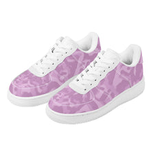 Load image into Gallery viewer, Ti Amo I love you - Exclusive Brand - Lilac 2 & Melanie Camouflage - Low Top Unisex Sneakers
