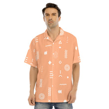 Load image into Gallery viewer, Ti Amo I love you - Exclusive Brand - Men's Hawaiian Shirt With Button Closure