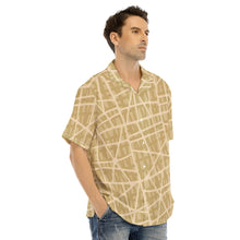 Load image into Gallery viewer, Ti Amo I love you - Exclusive Brand  - Men's Hawaiian Shirt With Button Closure