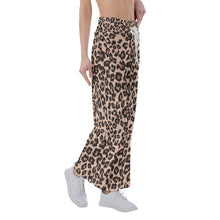 Load image into Gallery viewer, Ti Amo I love you- Exclusive Brand - Leopard - Women's High-waisted Straight-leg Pants