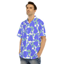Load image into Gallery viewer, Ti Amo I love you - Exclusive Brand - Men's Hawaiian Shirt With Button Closure