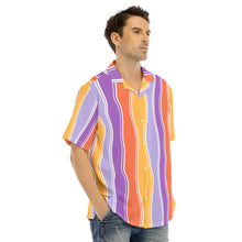 Load image into Gallery viewer, Ti Amo I love you - Exclusive Brand - Men's Hawaiian Shirt With Button Closure