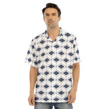Load image into Gallery viewer, Ti Amo I love you - Exclusive Brand  - Men's Hawaiian Shirt With Button Closure