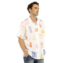 Load image into Gallery viewer, Ti Amo I love you - Exclusive Brand  - Men's Hawaiian Shirt With Button Closure