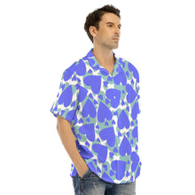 Load image into Gallery viewer, Ti Amo I love you - Exclusive Brand - Men's Hawaiian Shirt With Button Closure