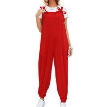 Load image into Gallery viewer, Ti Amo I love you- Exclusive Brand - Cornell Red - Jumpsuit with Suspender