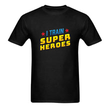 Load image into Gallery viewer, Ti Amo I love you - Exclusive Brand - I TRAIN SUPER HEROS - Mens - Gildan Softstyle T-Shirt - 64000