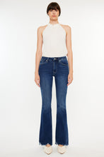Load image into Gallery viewer, Kancan Cat's Whiskers Raw Hem Flare Jeans