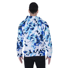 Load image into Gallery viewer, Ti Amo I love you - Exclusive Brand  - Men's Heavy Fleece Raglan Zip Up Hoodie With Pocket