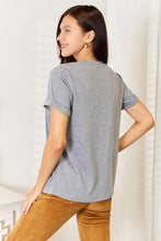 Load image into Gallery viewer, Simply Love US Flag Graphic Cuffed Sleeve T-Shirt