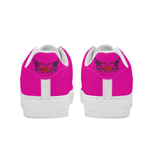 Load image into Gallery viewer, Ti Amo I love you - Exclusive Brand - Hollywood Cerise - Skeleton Hands with Heart - Low Top Unisex Sneakers