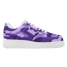 Load image into Gallery viewer, Ti Amo I love you - Exclusive Brand - Minsk, Grape 2, Mauve 2, Fushia Blue & Jacarta Camouflage - Low Top Unisex Sneakers